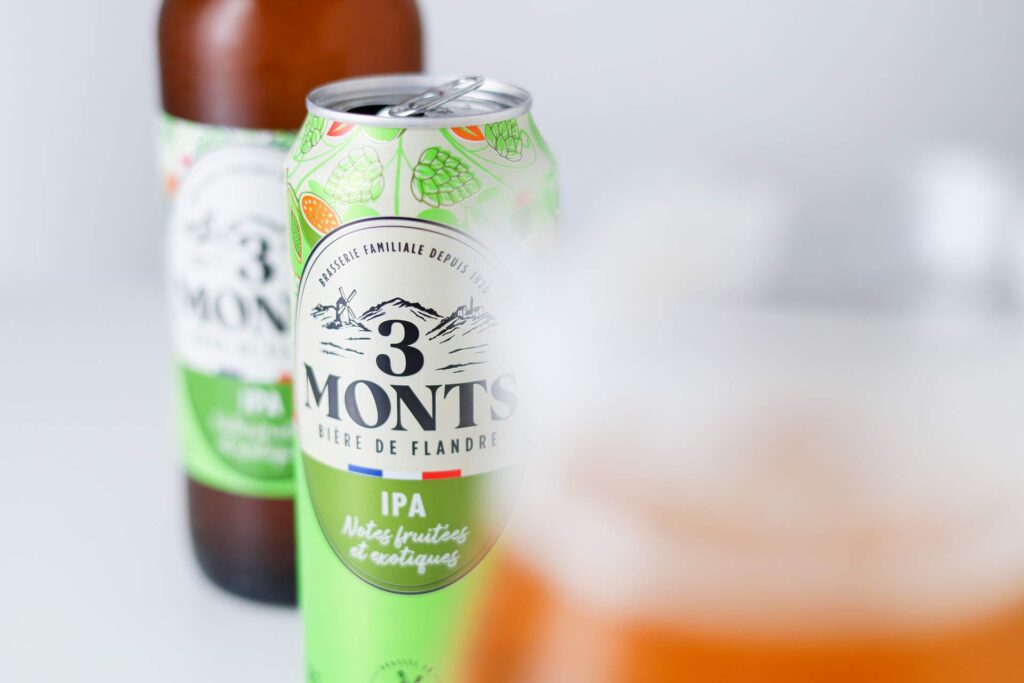 3 Monts IPA en canette 50cl