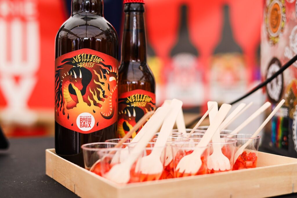 Fraises cuisinées à la bière Brewbaix - Le Veilleur de Braise